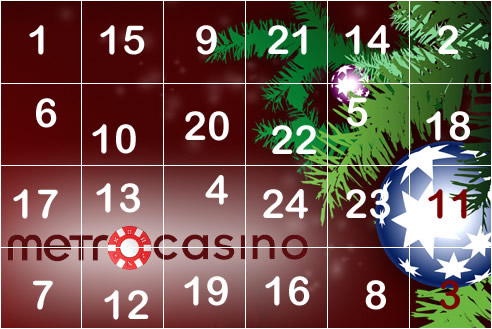 Weihnachtskalender im MetroCasino