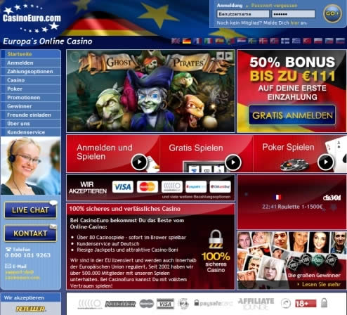 CasinoEuro Spiele