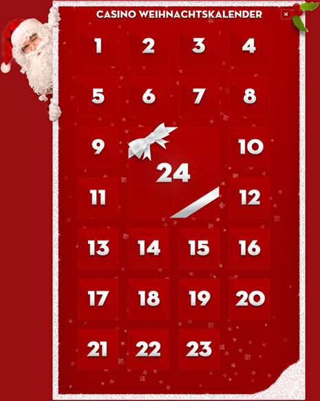 Adventskalender von Betsson Online Casino