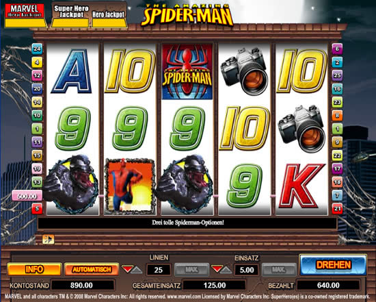 Amazing Spiderman Spielautomat